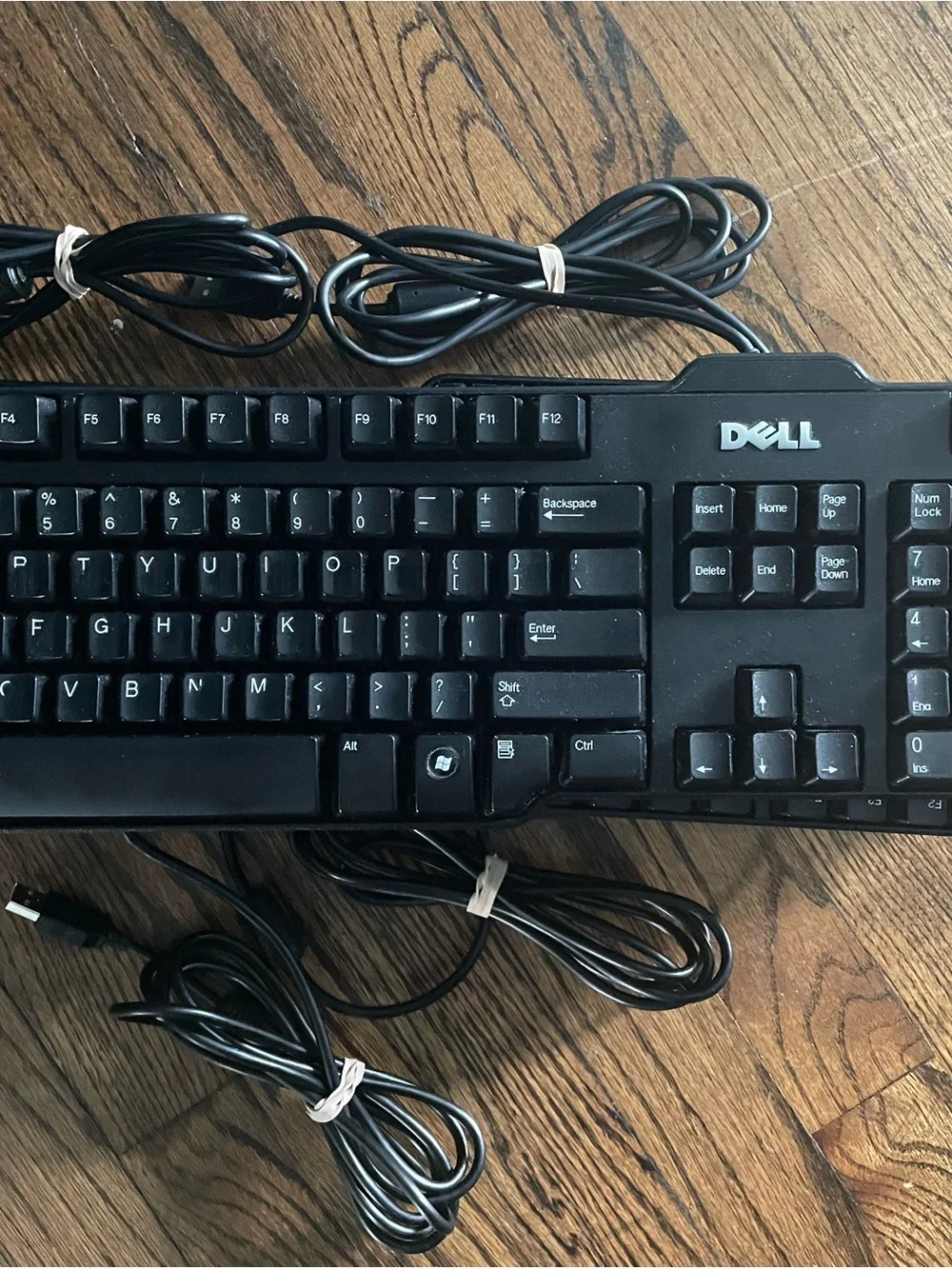 Dell Black Wired USB Full-Size Keyboard - Standard Layout